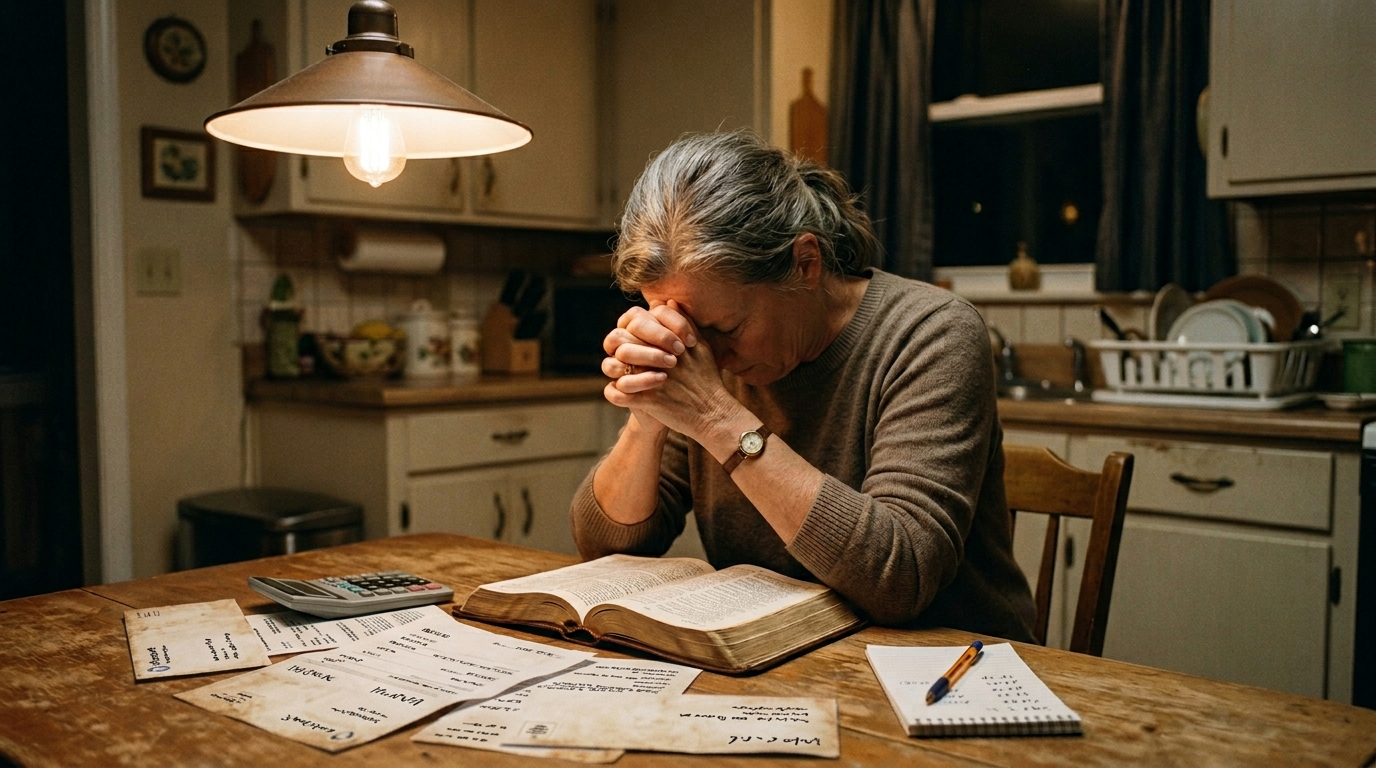 A Prayer for Financial Peace When Money Feels Tight
