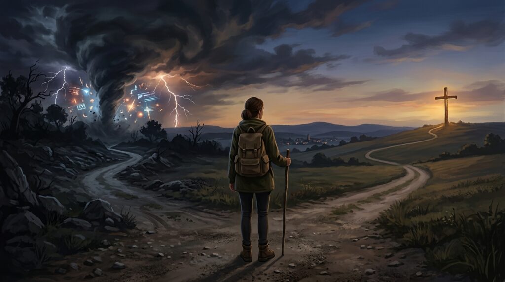 Between fear and faith